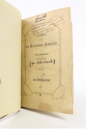 LECOMTE : Lettres sur les écrivains français - Prima edizione - Edition-Originale.com