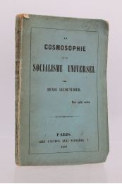 LECOUTURIER : La cosmosophie ou le socialisme universel - Edition Originale - Edition-Originale.com