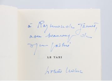 LEDUC : Le Taxi - Signed book, First edition - Edition-Originale.com