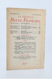 LEIRIS : Miroir de la tauromachie - In La Nrf N°302 du 1er Novembre 1938 - Prima edizione - Edition-Originale.com