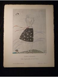 Voici l'orage ! Robe d'après-midi, de Paul Poiret. (La Gazette du Bon ton, n°6. Année 1920 - Planche 45 ) - Erste Ausgabe - Edition-Originale.com