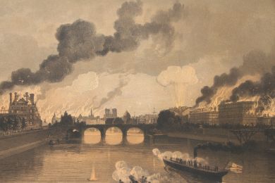 Les Quais de Paris - Paris et ses ruines, Lithographie originale - Edition Originale - Edition-Originale.com