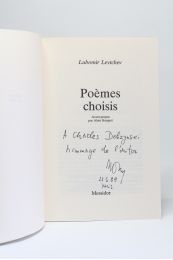 LEVTCHEV : Poèmes choisis - Signed book, First edition - Edition-Originale.com