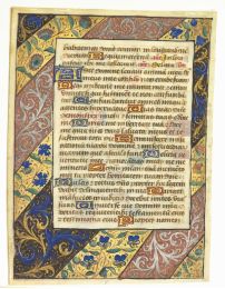 [LIVRE D'HEURES - ENLUMINURES] Fragments recto verso de l'office des morts - Signiert, Erste Ausgabe - Edition-Originale.com