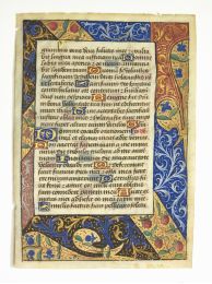 [LIVRE D'HEURES - ENLUMINURE] Fragments recto verso des psaumes pénitentiels - Signiert, Erste Ausgabe - Edition-Originale.com