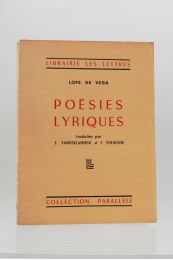 LOPE DE VEGA : Poésies lyriques - Erste Ausgabe - Edition-Originale.com