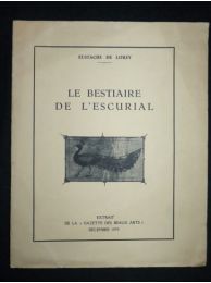 LOREY : Le bestiaire de l'Escurial - Erste Ausgabe - Edition-Originale.com
