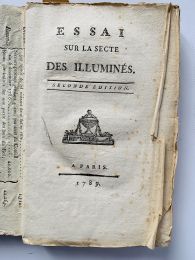 LUCHET : Essai sur la secte des Illuminés [illuminati] - Edition-Originale.com