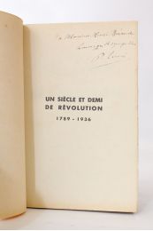 LUCIUS : Un siècle et demi de révolution 1789-1936 - Signiert, Erste Ausgabe - Edition-Originale.com