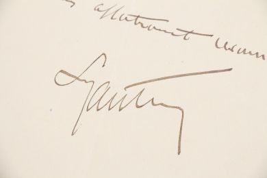 LYAUTEY : Lettre autographe signée du maréchal Hubert Lyautey  - Signiert, Erste Ausgabe - Edition-Originale.com