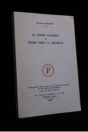 MACLEOD : La pensée politique de Pierre Drieu la Rochelle - Prima edizione - Edition-Originale.com