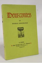 MAETERLINCK : Deux contes. Le massacre des innocents. Onirologie - Prima edizione - Edition-Originale.com