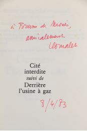MALET : Cité interdite suivi de Derrière l'usine à gaz - Libro autografato - Edition-Originale.com