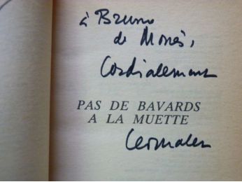 MALET : Pas de bavards à la Muette - Signed book - Edition-Originale.com