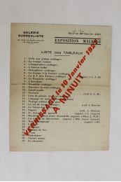 MALKINE : Carton d'invitation à la première exposition personnelle de Georges Malkine  - Edition Originale - Edition-Originale.com