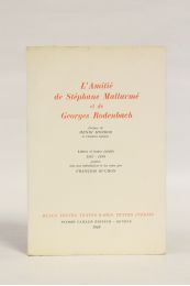 MALLARME : L'amitié de Stéphane Mallarmé et de Georges Rodenbach - First edition - Edition-Originale.com