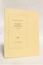 MALRAUX : Carnet d'U.R.S.S 1934 - Prima edizione - Edition-Originale.com