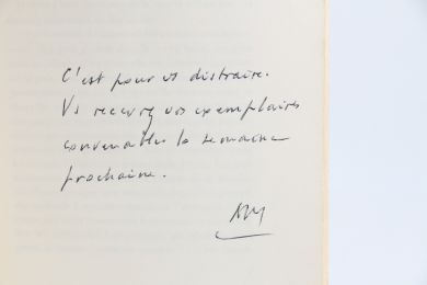 MALRAUX : La Tête d'Obsidienne - Signed book, First edition - Edition-Originale.com