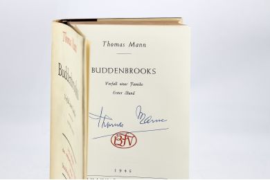 MANN : Buddenbrooks - Verfall einer Familie - Autographe - Edition-Originale.com