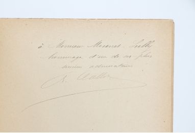 MANUCE : Veilles en l'honneur de Vénus - A une jeune fille trop parée - Exemplaire de l'acteur Mounet-Sully - Autographe, Edition Originale - Edition-Originale.com