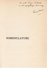 MARC : Nomenclature - Autographe, Edition Originale - Edition-Originale.com