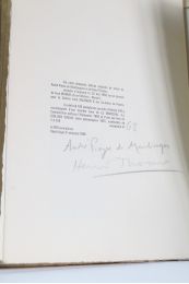 MARGARIDO : 33 + 9 leituras plasticas de Fernando Pessoa - Autographe, Edition Originale - Edition-Originale.com