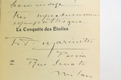 MARINETTI : La conquête des étoiles - Signed book, First edition - Edition-Originale.com