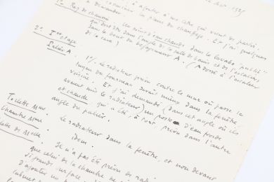 MARTIN DU GARD : Lettre autographe signée adressée à l'entrepreneur s'occupant de l'installation du chauffage dans sa maison de Seine-et-Marne  - Signed book, First edition - Edition-Originale.com