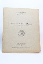 MARTIN : L'université de Pont-à-Mousson - Prima edizione - Edition-Originale.com