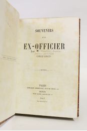 MARTIN : Souvenirs d'un ex-officier (1812-1815) - Edition Originale - Edition-Originale.com