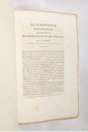 MARTIN : Description de l'Egypte. Description hydrographique des provinces de Beny-Soueyf et du Fayoum - First edition - Edition-Originale.com