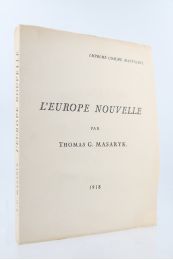 MASARYK : L'Europe nouvelle - Prima edizione - Edition-Originale.com