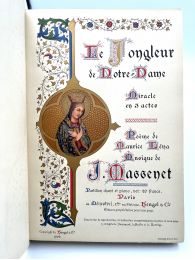 MASSENET : Le jongleur de Notre-Dame - Prima edizione - Edition-Originale.com