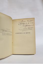 MASSIS : L'honneur de servir - Autographe, Edition Originale - Edition-Originale.com
