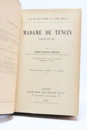 MASSON : Une vie de femme au XVIIIème siècle. Madame de Tencin (1682-1749) - Erste Ausgabe - Edition-Originale.com