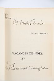 MAUGHAM : Vacances de Noël - Autographe, Edition Originale - Edition-Originale.com