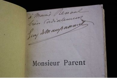 MAUPASSANT : Monsieur Parent - Autographe, Edition Originale - Edition-Originale.com