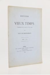 MAUPASSANT : Histoire du vieux temps - Prima edizione - Edition-Originale.com