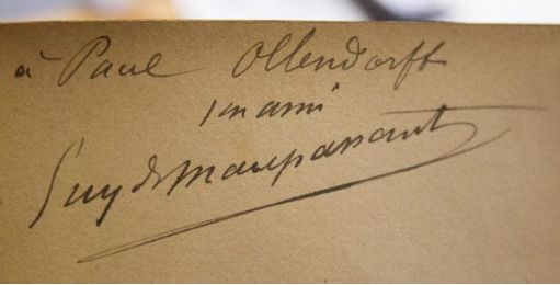 MAUPASSANT : La main gauche - Autographe, Edition Originale - Edition-Originale.com