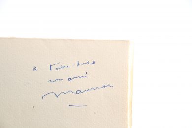 MAURIAC : Orages - Autographe, Edition Originale - Edition-Originale.com