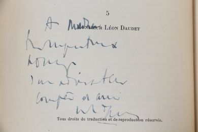 MAURRAS : Les conditions de la victoire - Tome 1 : La France se sauve par elle-même - De juillet à mi-novembre 1914 - Autographe, Edition Originale - Edition-Originale.com