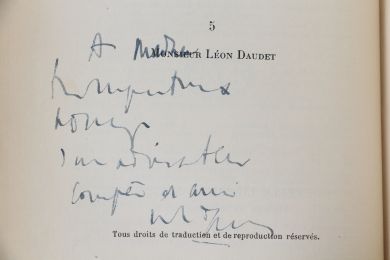 MAURRAS : Les conditions de la victoire - Tome 1 : La France se sauve par elle-même - De juillet à mi-novembre 1914 - Signiert, Erste Ausgabe - Edition-Originale.com