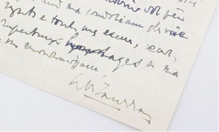 MAURRAS : Lettre autographe signée adressée à madame Lacrouts - Autographe, Edition Originale - Edition-Originale.com
