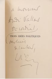 MAURRAS : Trois idées politiques : Chateaubriand, Michelet, Sainte-Beuve - Autographe - Edition-Originale.com