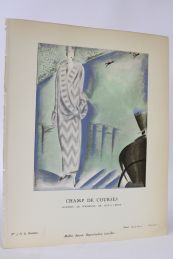 MAX-LEROY : Champ de courses. Manteau de fourrure de Max-a. Leroy (pl.23, La Gazette du Bon ton, 1924-1925 n°3) - Prima edizione - Edition-Originale.com