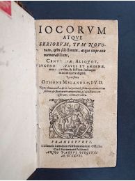 MELANDER : Jocorum atque seriorum, tum novorum, tum selectorum, atque imprimis memorabilium - Edition-Originale.com