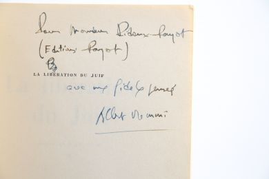 MEMMI : La libération du Juif II : portrait d'un juif - Libro autografato, Prima edizione - Edition-Originale.com