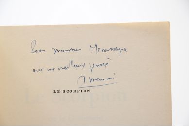 MEMMI : Le Scorpion ou la confession imaginaire - Autographe, Edition Originale - Edition-Originale.com