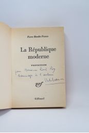 MENDES FRANCE : La république moderne - Autographe, Edition Originale - Edition-Originale.com