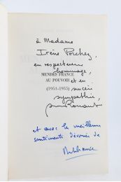 MENDES FRANCE : Mendès France au pouvoir (18 Juin 1954 - 6 Février 1955) - Signiert, Erste Ausgabe - Edition-Originale.com